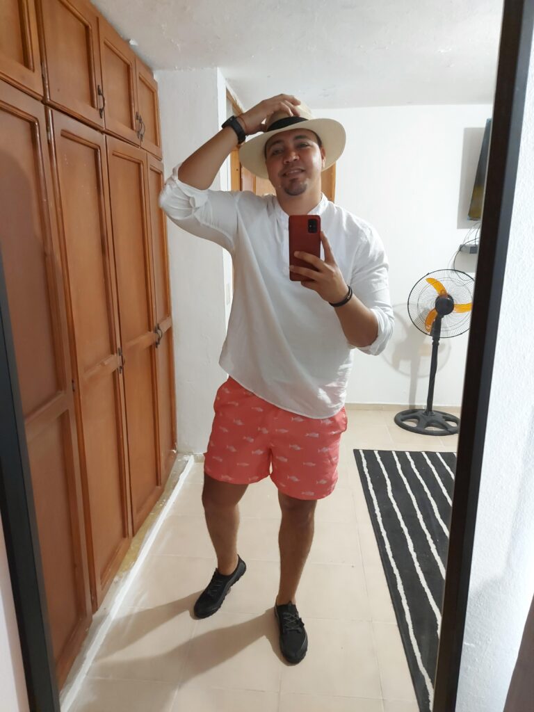 beach wedding guest men outfit