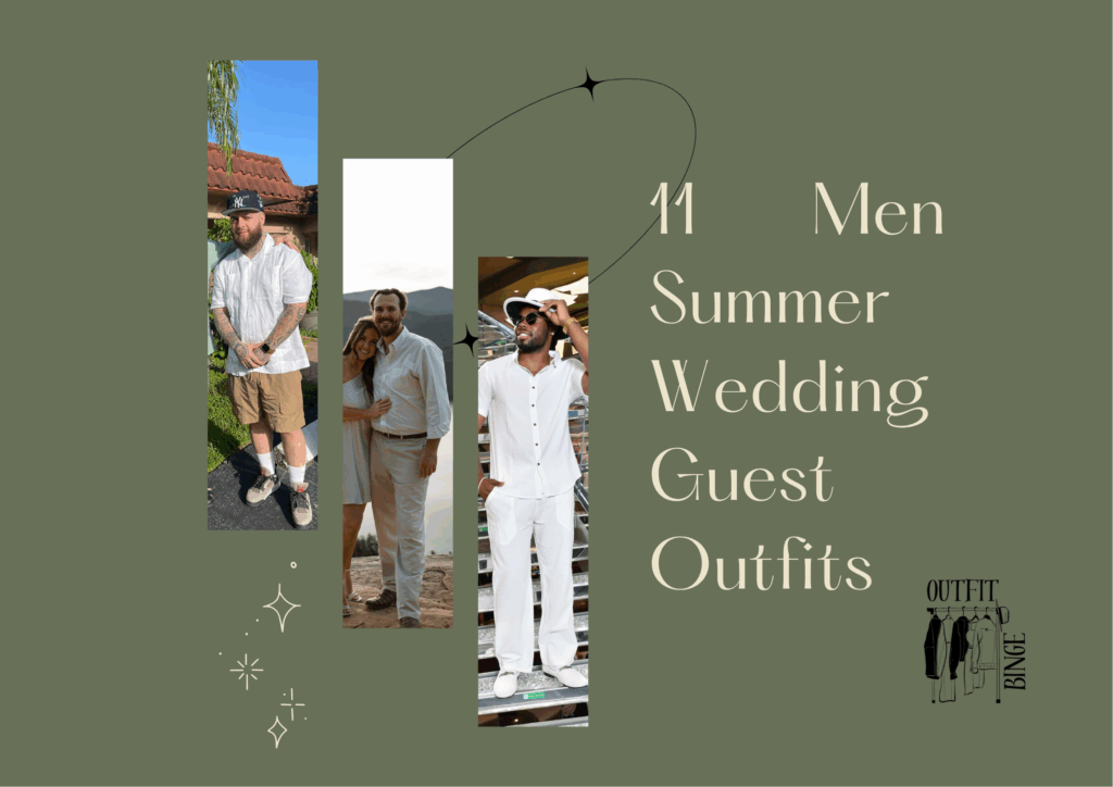 Men Summer Wedding Guest Outfits