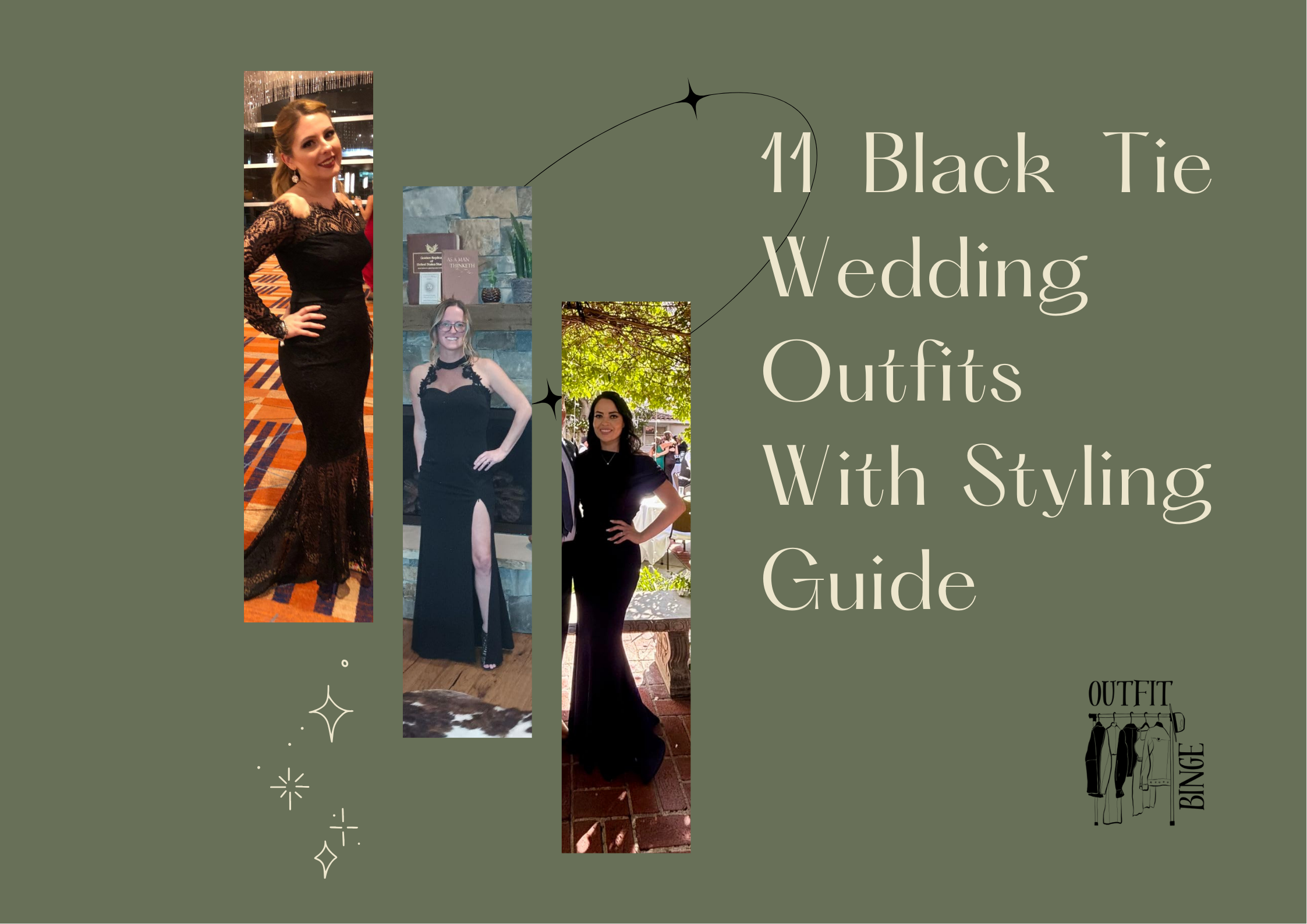 Black Tie Wedding Outfits