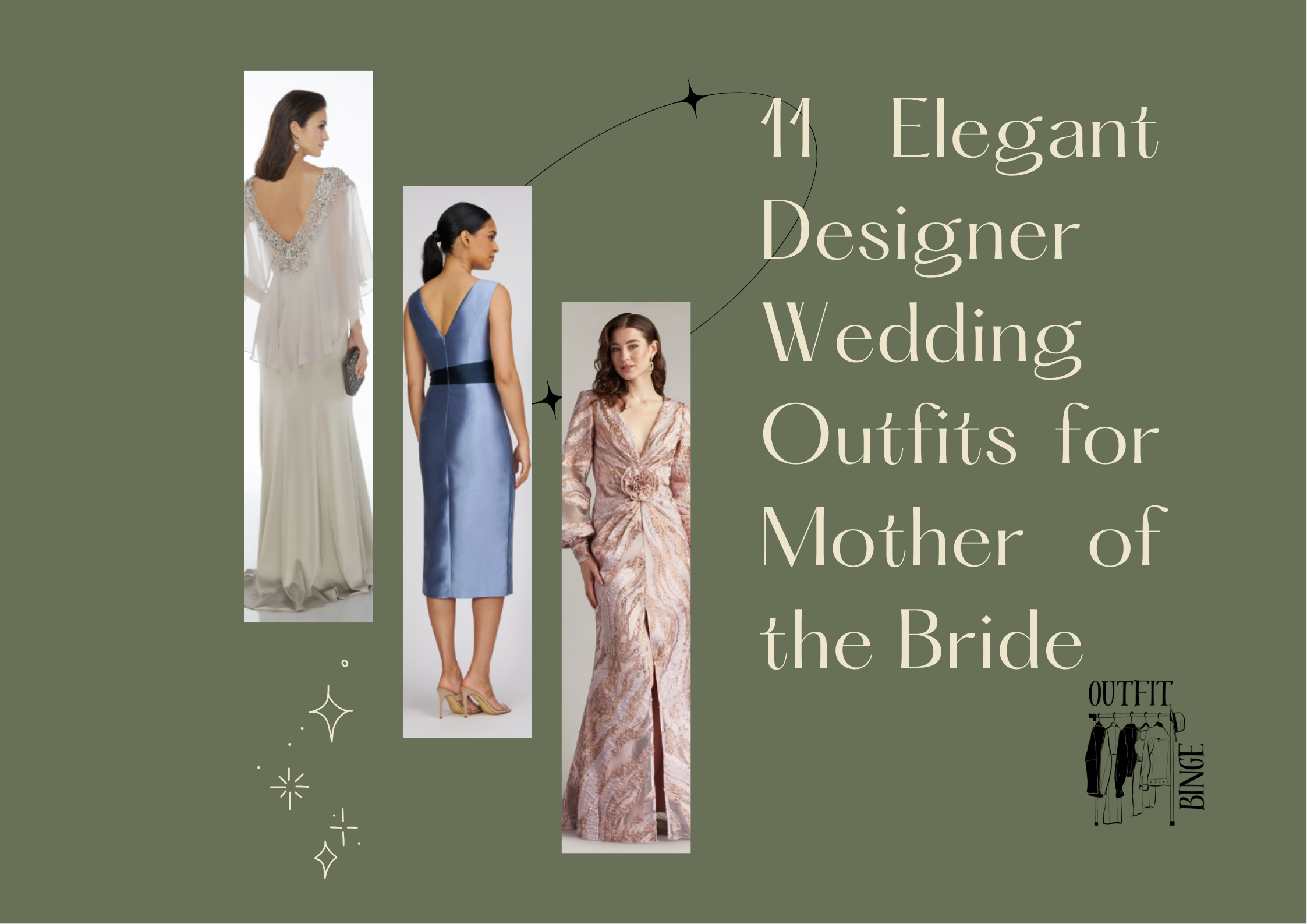11 Elegant Designer Wedding Outfits for Mother of the Bride