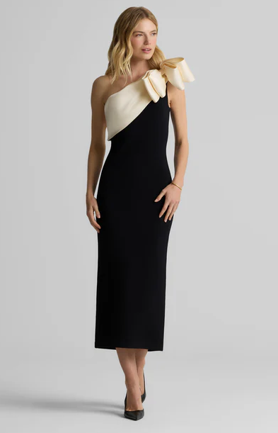 St. John's Giselle Gown in Santa Roma Knit